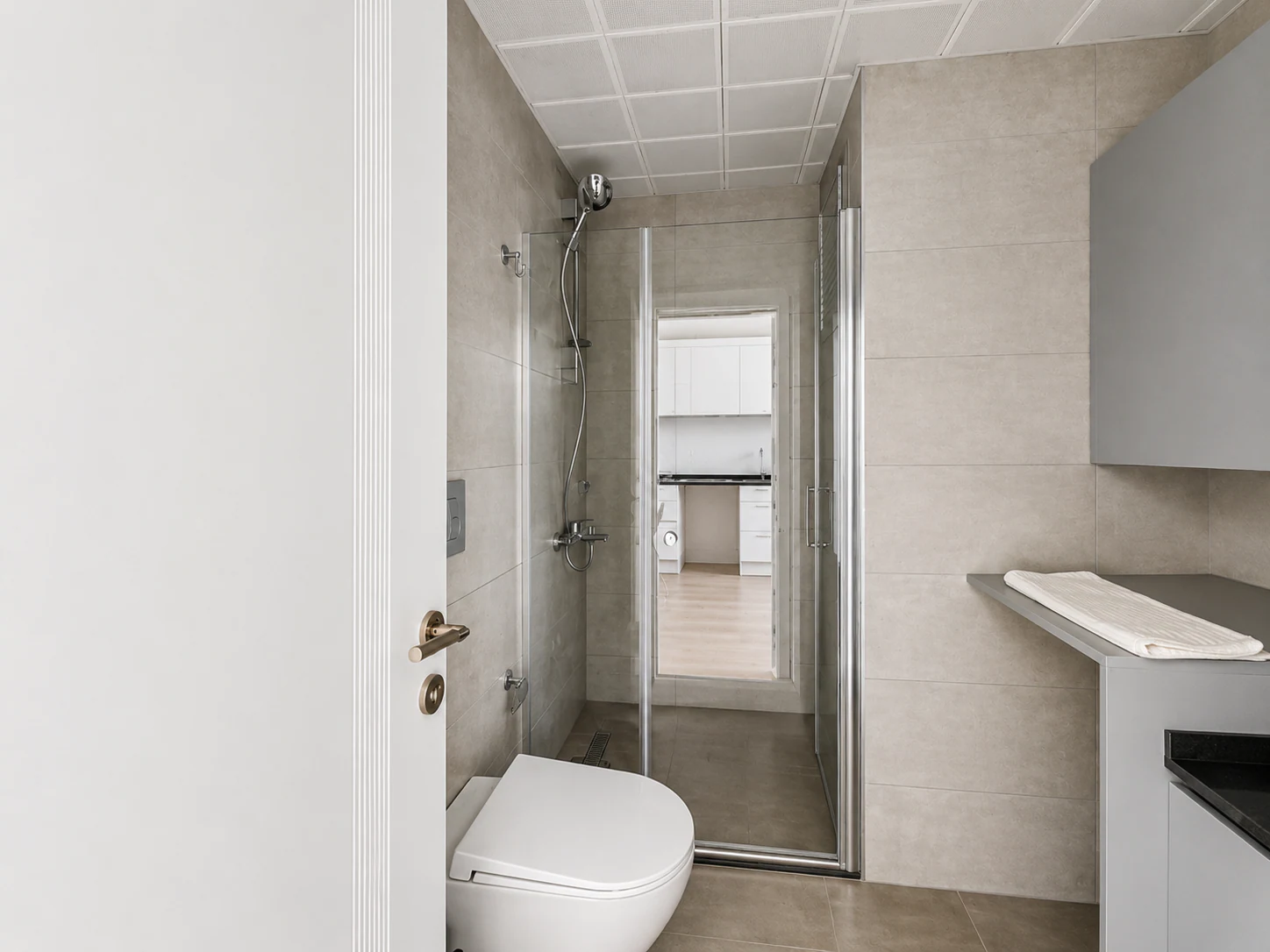 GAZİEMİR SİSTEM REZİDANSTA SIFIR EŞYALI KİRALIK 1+1 DAİRE galeri 2