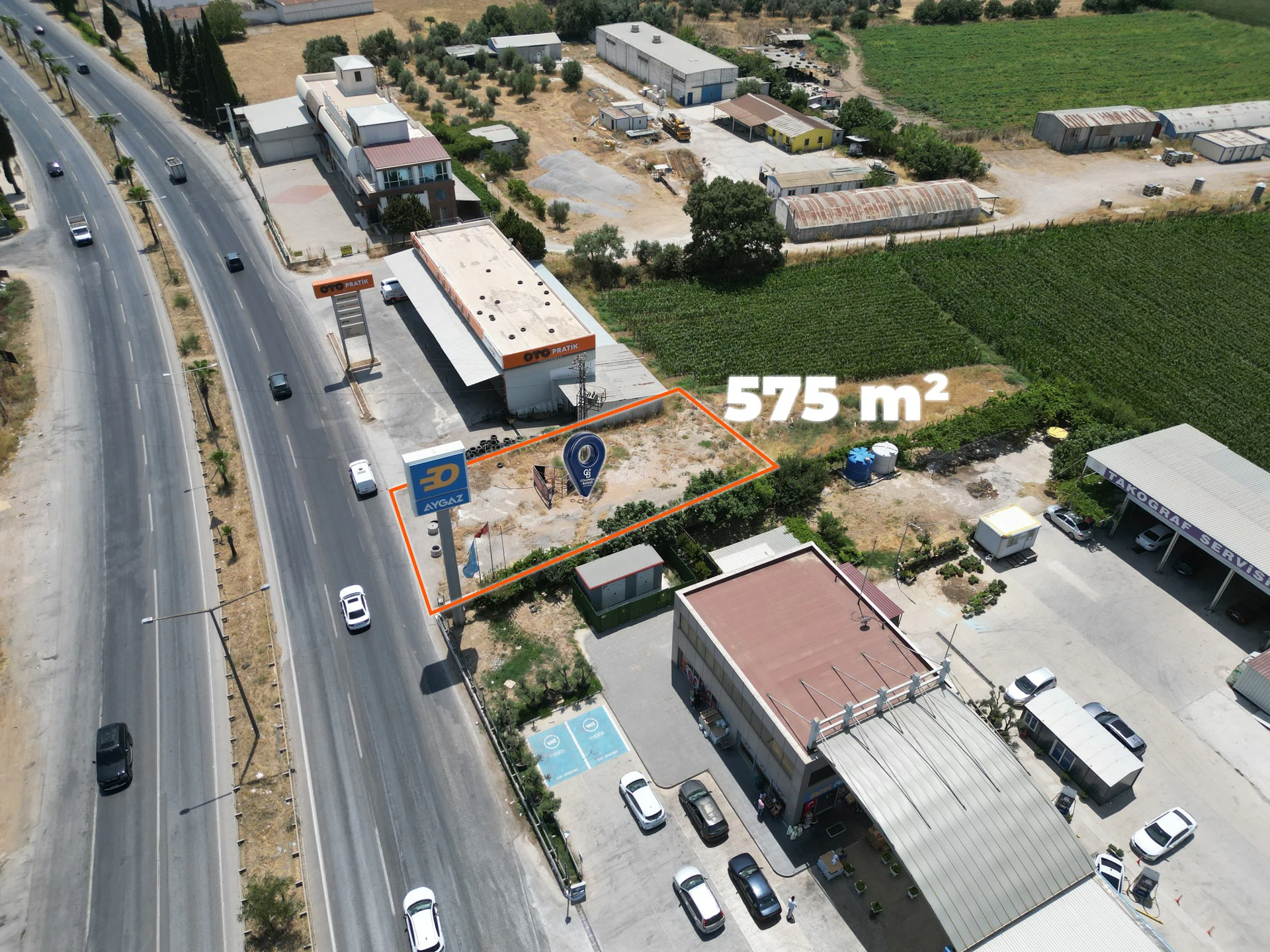 TORBALI'DA İZMİR AYDIN CD. ÜZERİNDE 18M ANA YOLA CEPHELİ KİRALIK galeri 3