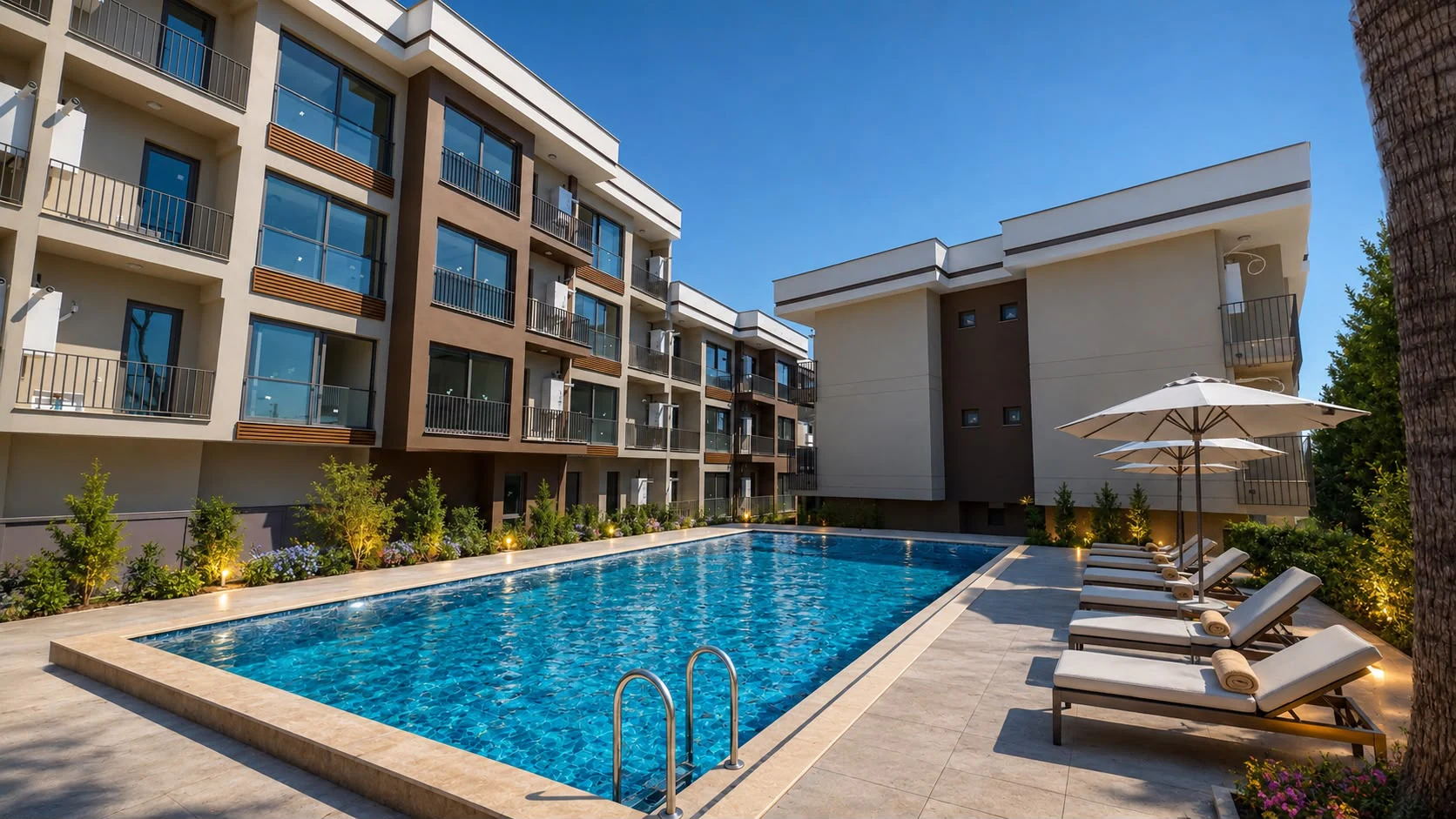 TORBALI FEVZİ ÇAKMAK MAHALLESİNDE HAVUZLU SİTE İÇİ 2+1 DAİRE