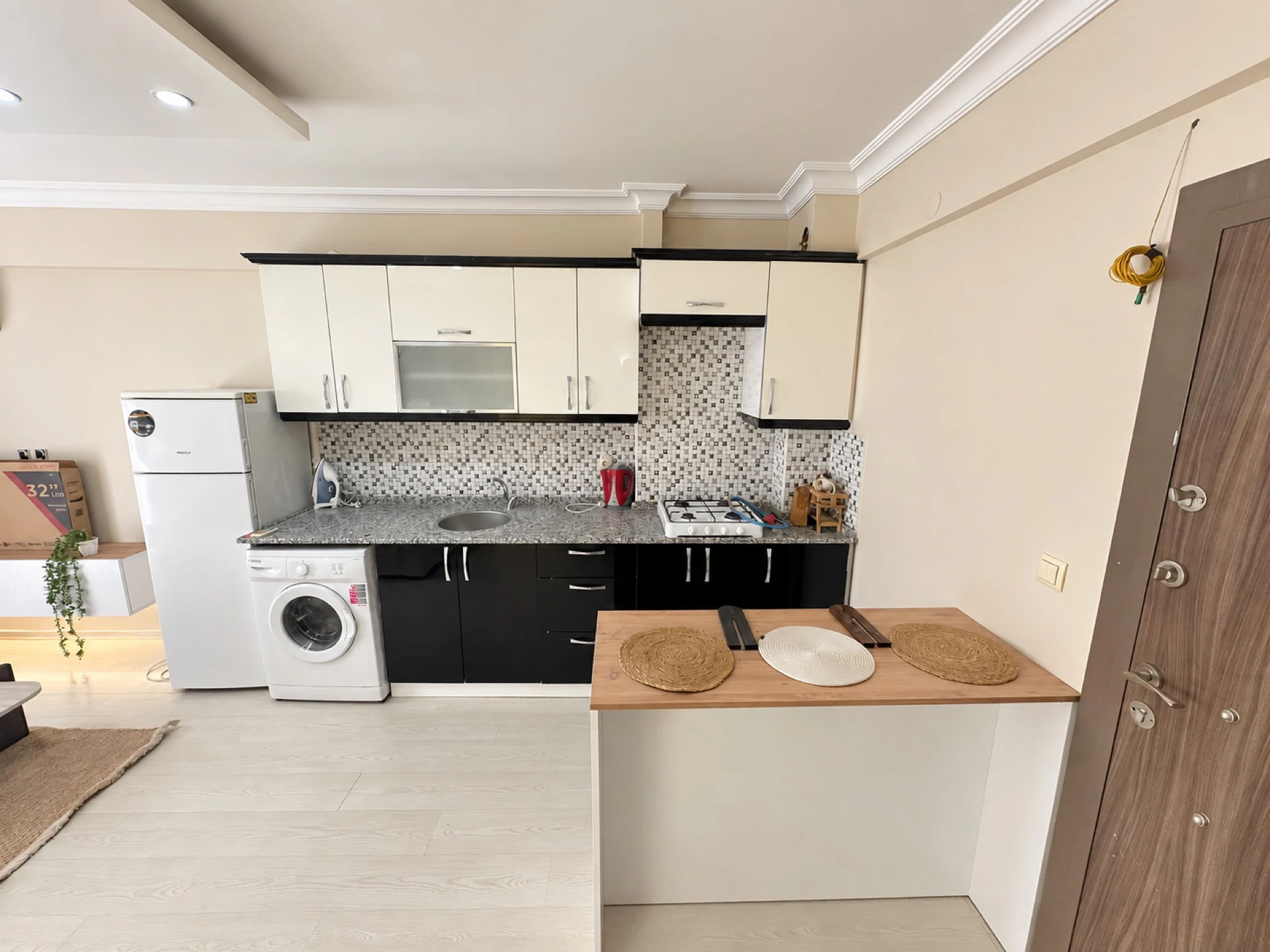 Sıfır Lüks Eşyalı Kiralık 1+1