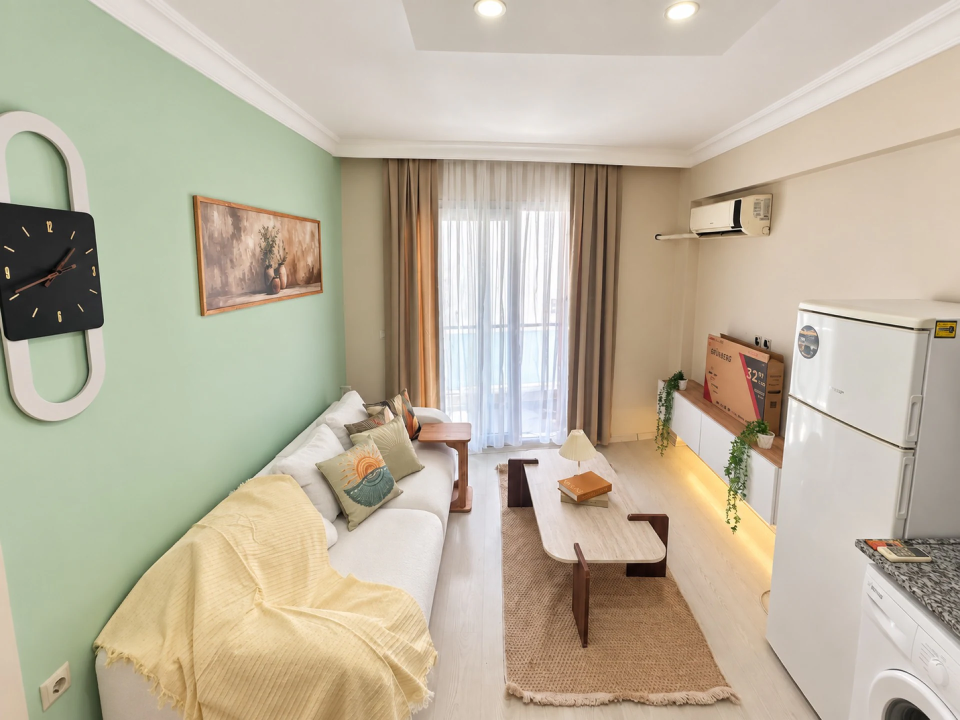 Sıfır Lüks Eşyalı Kiralık 1+1 galeri 2