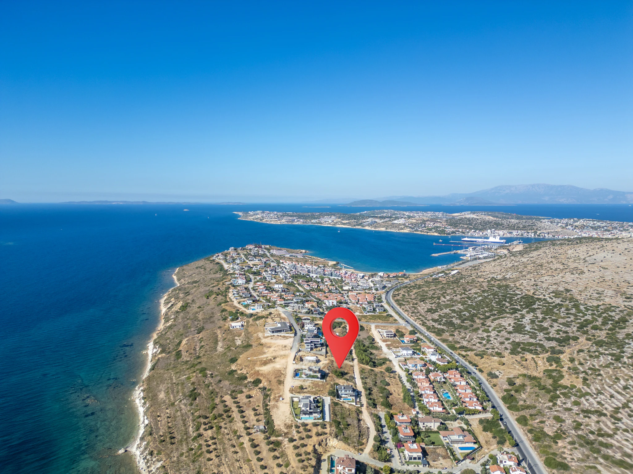 Teok'tan Fenerburnu'nda Projesi Çizilmiş 757m² Kod İmarlı Arsa galeri 5