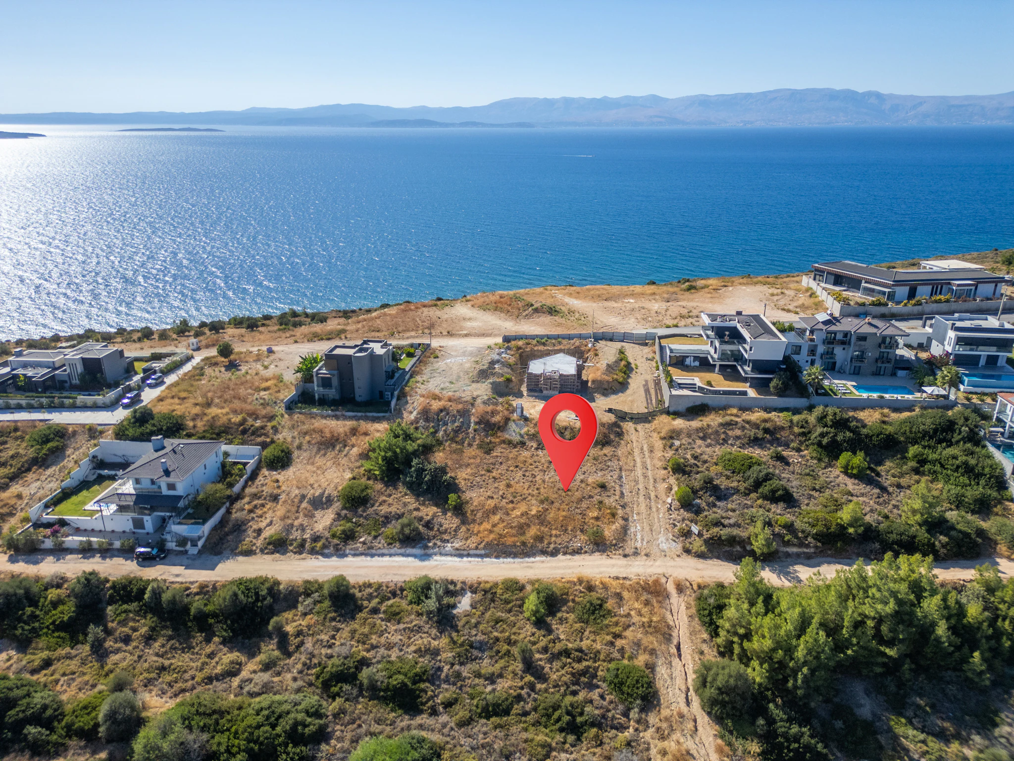 Teok'tan Fenerburnu'nda Projesi Çizilmiş 757m² Kod İmarlı Arsa galeri 2