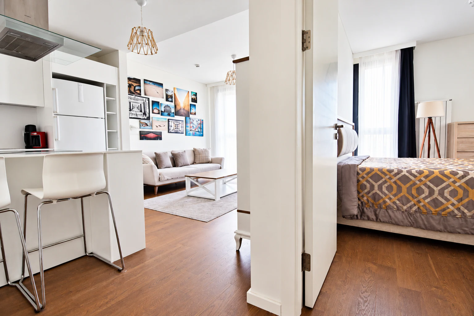 Eylem Keskin'den Ege Perla'da Eşyalı Kiralık Muhteşem 1+1 Daire galeri 5